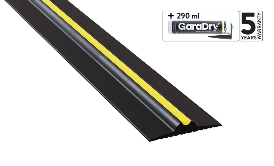 Garāžas durvju sliekšņa blīvējuma komplekts 15 mm (augsts)