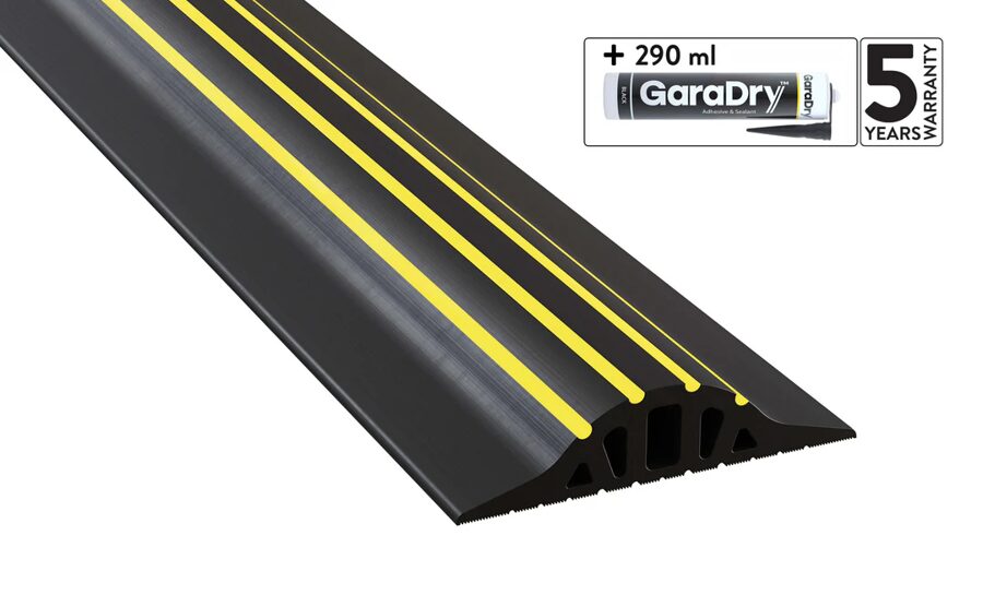 Garāžas durvju sliekšņa blīvējuma komplekts 30 mm (augsts)