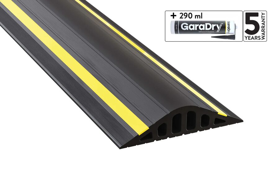 Garāžas durvju ūdens barjeras blīvējuma komplekts 40 mm (augsts)